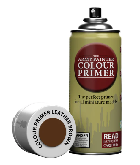 Army Painter: Colour Primer Spray - Leather Brown