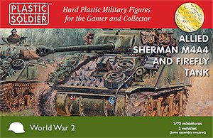 1/72 Sherman M4A4 / Firefly Tank (x3)