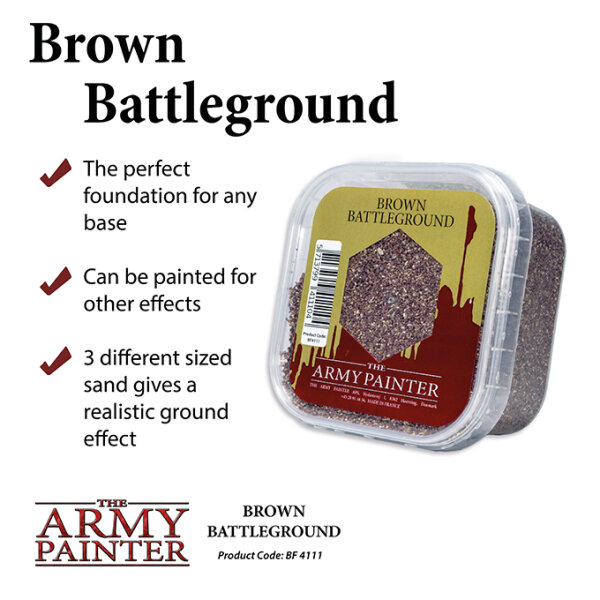 Army Painter: Basing - Brown Battleground