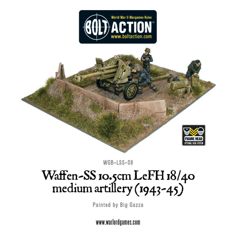Waffen-SS 10.5cm leFH 18/40 Medium Artillery (1943-1945), 24,00
