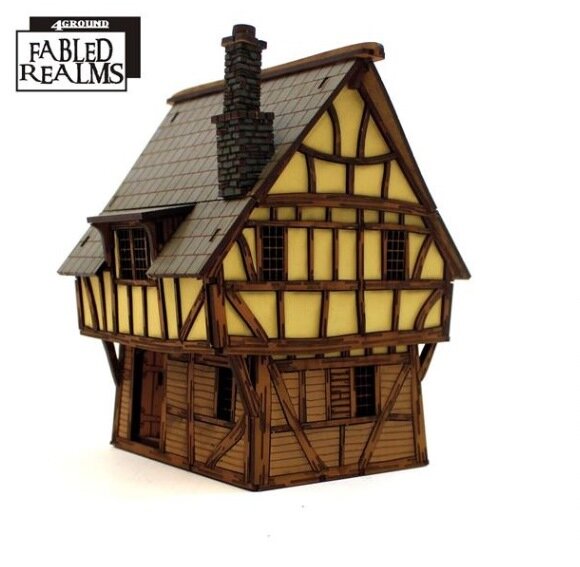 28mm Mordanburg: Dockside Dwelling 1, 62,65